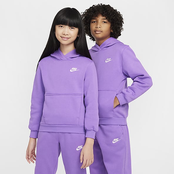 Girls purple nike hoodie outlet